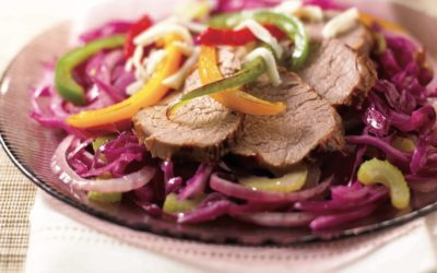 Pork, Cabbage Salad